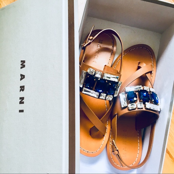marni jeweled sandals